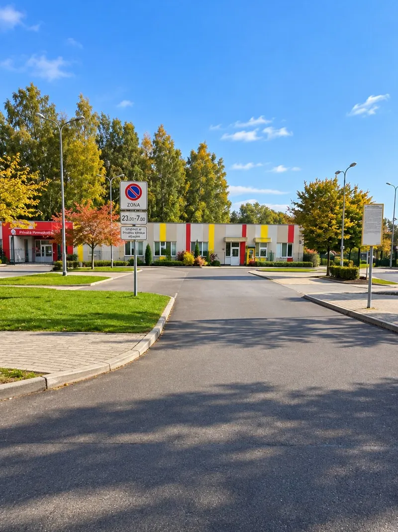 Iebrauktuve stāvlaukumā pie ēkas Līvciema ielā 48A